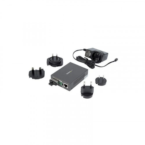 Startech Conversor de Medios Gigabit Ethernet RJ45 a Fibra Óptica SC Monomodo 1000Base-LX