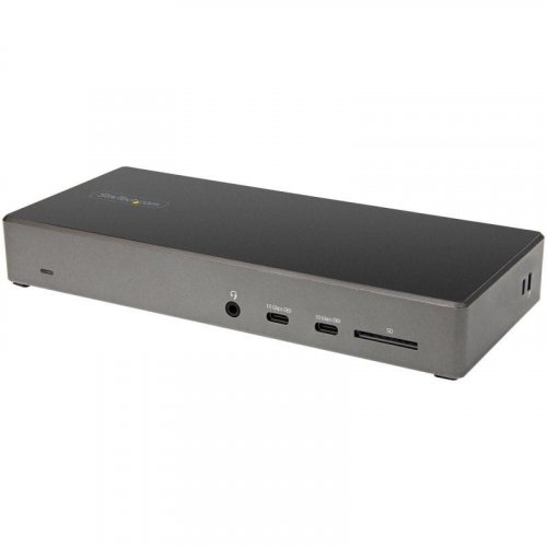 StarTech Dock USB-C para 3 Monitores con 100W de Entrega de Alimentación PD