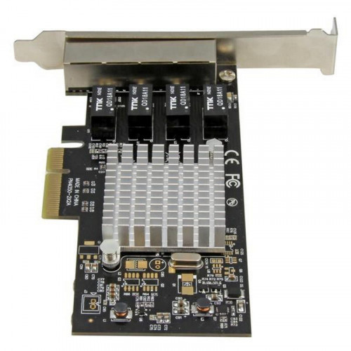 Startech Tarjeta de Red PCI Express Ethernet Gigabit con 4 Puertos RJ45 Chipset Intel i350