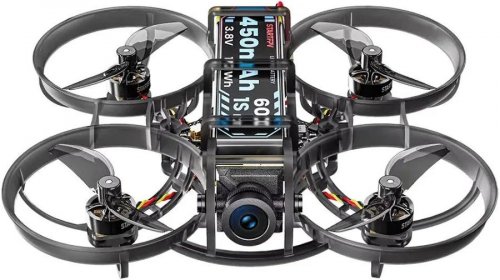 STARTRC STARTRC R8 80mm 1S Tiny Whoop cuatricóptero Micro FPV Drone de carreras ELRS BNF 5.8GHz 400mW VTX a bordo con motores 0802 20000KV