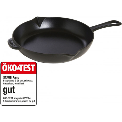 Staub Sartén con mango de hiero fundido 26 cm