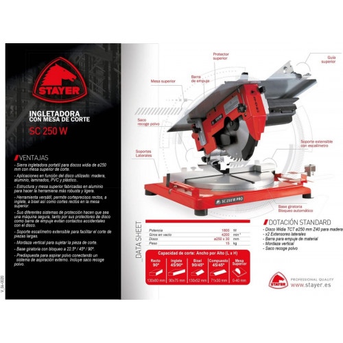 Stayer Profesional SC 250 W Pro
