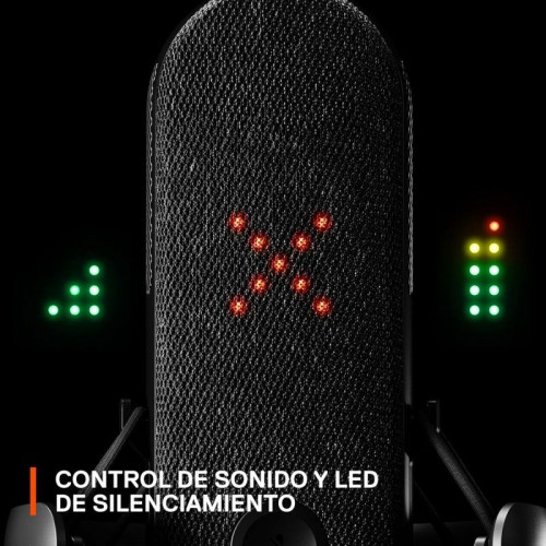 SteelSeries Alias Micrófono USB para Gaming Streaming y Pódcast con Cancelación de Ruido
