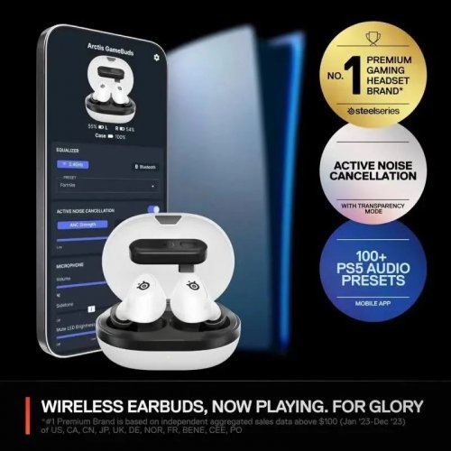 Steelseries Arctis Gamebuds Auriculares Inalámbrico Dentro de oído Juego Bluetooth