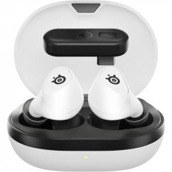 SteelSeries Arctis GameBuds Auriculares Inalámbricos Bluetooth Cancelación de Ruido para PS5 Blancos