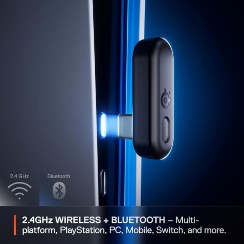 SteelSeries Arctis GameBuds Auriculares Inalámbricos Bluetooth Cancelación de Ruido para PS5 Blancos