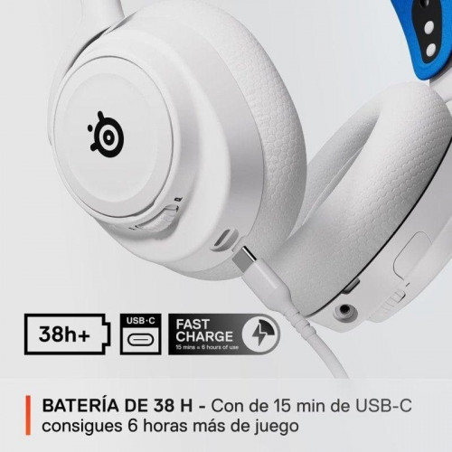 SteelSeries Arctis Nova 7P Auriculares Gaming Inalámbricos Blancos