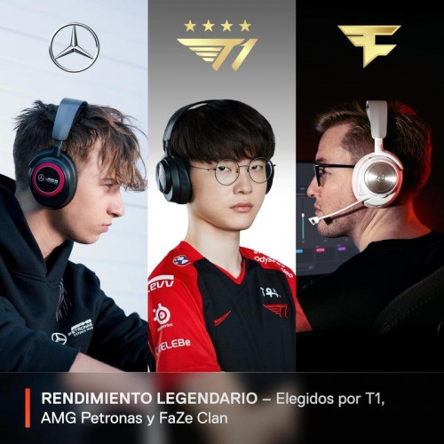 Steelseries Arctis Nova Pro Wireless P Auriculares Gaming Inalámbricos Negros para PC/PS5