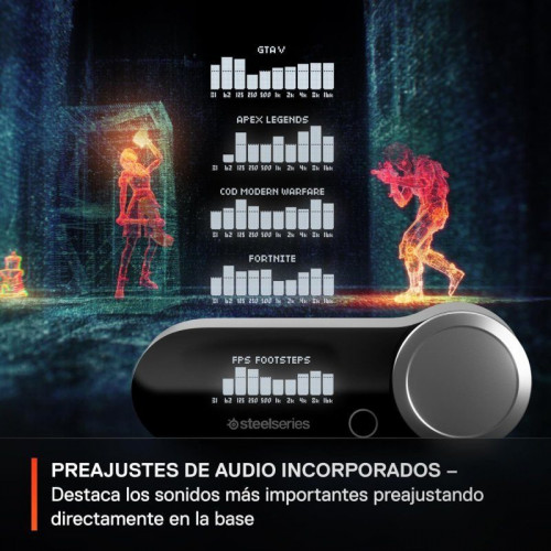 Steelseries Arctis Nova Pro Wireless P Auriculares Gaming Inalámbricos Negros para PC/PS5