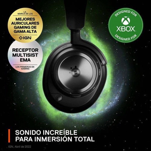 SteelSeries Arctis Nova Pro Wireless Xbox Auriculares Inalambricos Gaming con Cancelación de Ruido