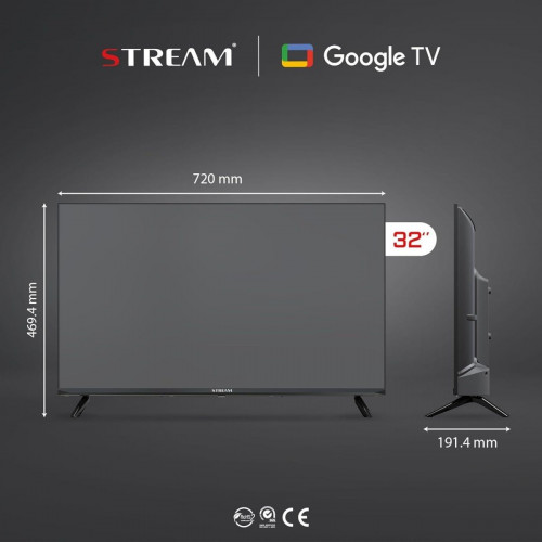 STREAM SYSTEM S32GTH2 Negro - TV 32