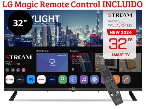 STREAM SYSTEM WSTRH3224TEX Negro - TV 32