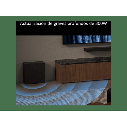 Subwoofer - Sony BRAVIA Theatre Sub 8, 300 W, Inálambrico, Graves profundos, Fácil configuración/control, Compacto, Diseño de 2 posiciones, SW8, Negro