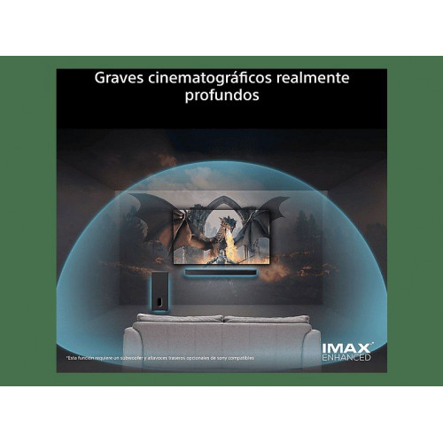 Subwoofer - Sony BRAVIA Theatre Sub 8, 300 W, Inálambrico, Graves profundos, Fácil configuración/control, Compacto, Diseño de 2 posiciones, SW8, Negro