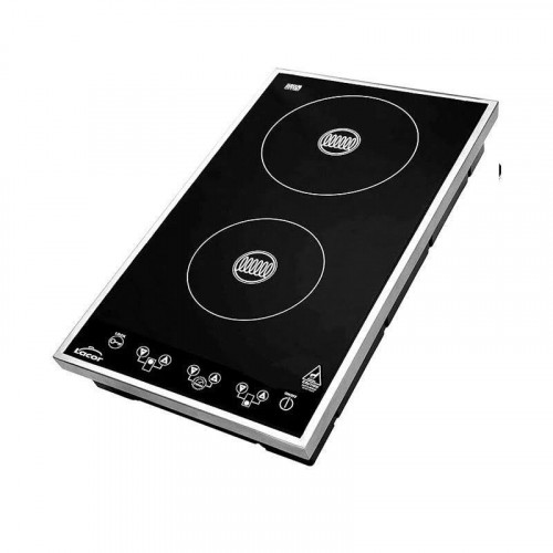SUINGA Placa vitrocerámica Inducción dual 2000w+1300w con 8 niveles de potencia