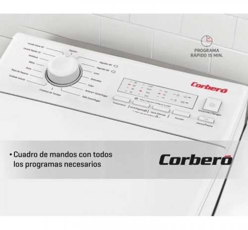 Superior Lavadora C/S Corbero clacsm6524