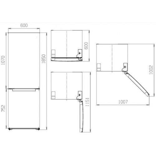 SVAN SC-185600-FNFX INOX - Frigorífico Combi NO FROST