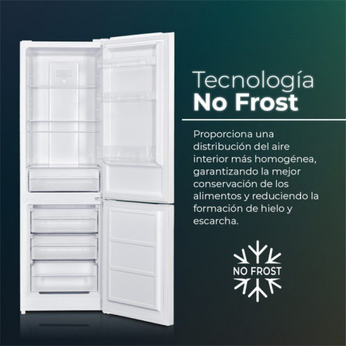 SVAN SC185602ENF Blanco - Frigorífico Combi No Frost