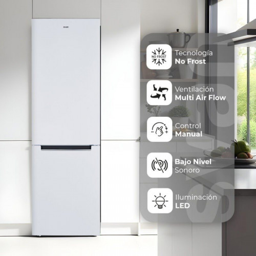 SVAN SC185602ENF Blanco - Frigorífico Combi No Frost