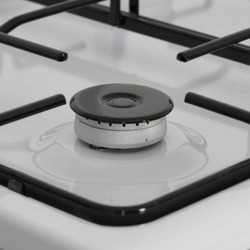 Svan SKKG4500TM Cocina de Gas con Horno 4 Zonas 55L con Tapa 50cm Blanco