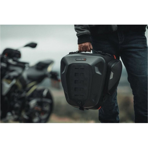 SW-Motech Bolsa trasera Pro Rearbag 1680D nailon ballistic 22-34 l. negro/antracita