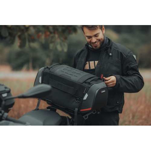 SW-Motech PRO Rackpack bolsa trasera 1680D Nailon ballistic negro 32-42 L