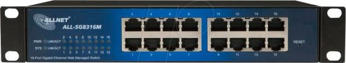 Switch, 16 puertos, Gigabit Ethernet