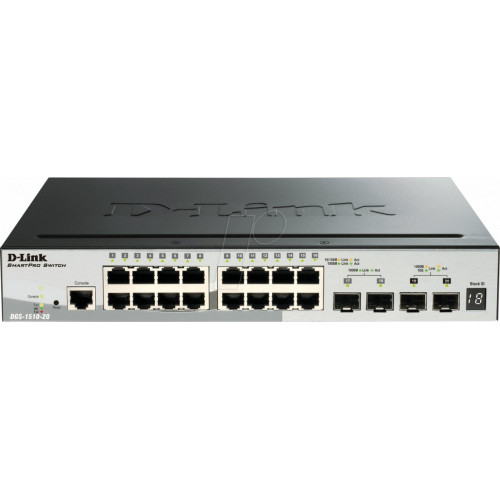 Switch, 20 puertos, Gigabit Ethernet, 2x SFP, 2x SFP+
