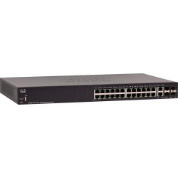 Switch, 28 puertos, Fast Ethernet, RJ45/SFP, SFP, PoE+