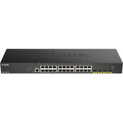 Switch, 28 puertos, Gigabit Ethernet, PoE+, 2x SFP, 2 SFP+
