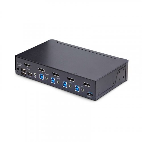 Switch KVM DisplayPort StarTech.com 4 Puertos 8K60 USB 3.0/2.0 Botones HDR AV Independiente