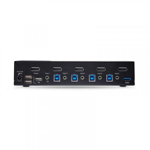 Switch KVM DisplayPort StarTech.com 4 Puertos 8K60 USB 3.0/2.0 Botones HDR AV Independiente