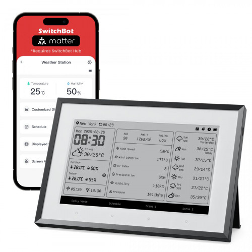 SwitchBot E-Ink Home Dashboard
