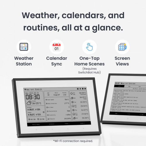 SwitchBot E-Ink Home Dashboard