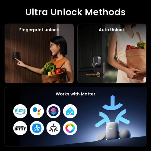 SwitchBot Lock Ultra Touch Doorbell Combo