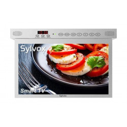 Sylvox 15.6'' Kitchen TV Silver TV Full HD
