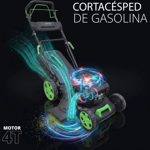 Synergy cortacésped metálico autopropulsado 196cc 4t 51cm corte con mulching