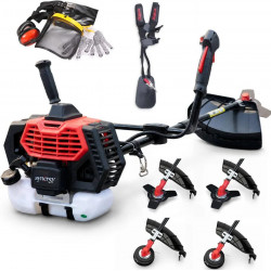 Synergy desbrozadora gasolina 4 en 1 65cc 4,9cv motor 2t Con Discos