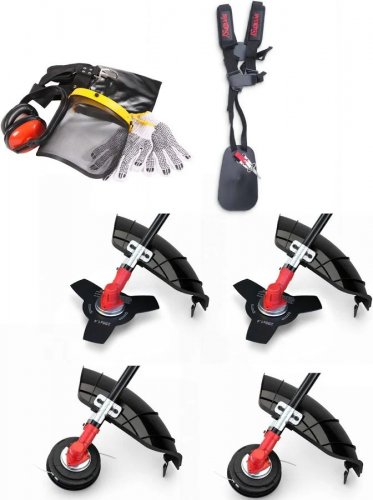Synergy desbrozadora gasolina 4 en 1 65cc 4,9cv motor 2t Con Discos