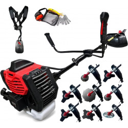 Synergy desbrozadora Gasolina 8 en 1 65cc 4,9cv motor 2t Con 6 Discos