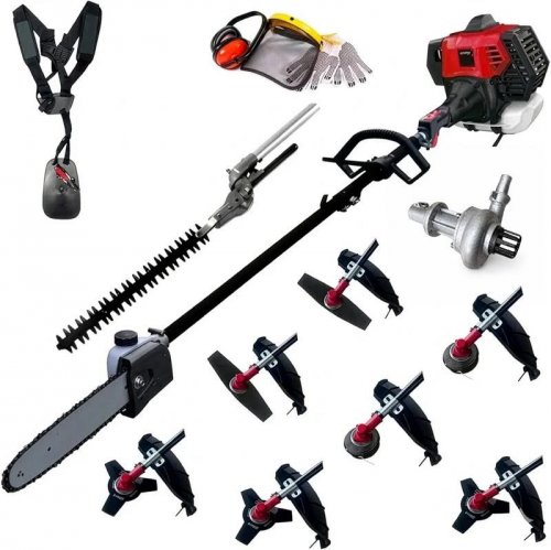 Synergy desbrozadora multifunción 10 en 1 65cc 4,9cv – motor 2t