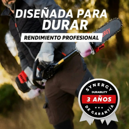 Synergy desbrozadora multifunción 10 en 1 65cc 4,9cv – motor 2t