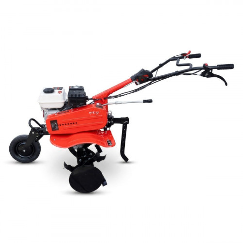 Synergy Motoazada Gasolina 208cc 7,5CV 4T OHV – 90cm Regulable, 3 Marchas, Ruedas 400x8 y Kit Agrícola con Asurcador