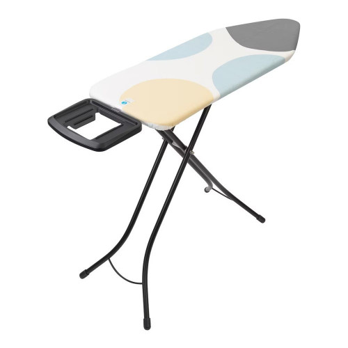 Tabla de plancha 124x45 Spring Bubbles Brabantia Negro