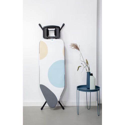 Tabla de plancha 124x45 Spring Bubbles Brabantia Negro