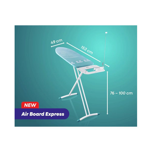Tabla de planchar Air Board Express M 120 x 36 cm Solid Leifheit Azul