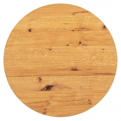 Tablero de mesa redondo de roble macizo