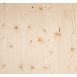 Tablero macizo de abeto 80/90x200x4,5cm tarugo 2 lados bruto