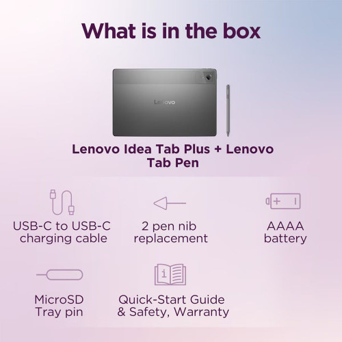 Tablet Lenovo Idea Tab Plus 8GB + 256GB, 12,1