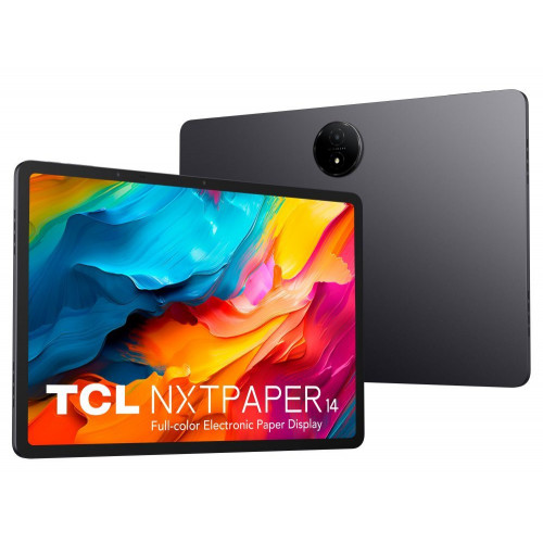 Tablet TCL NXTPAPER 14 Wi-Fi, 8GB (+8 ampliables) + 256GB, 14,25'' (36,2 cm) Gris Espacial Gris